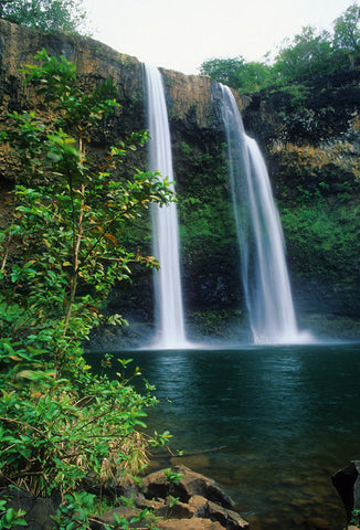 Wailua Twin Waterfalls - Hawaiipictures.com