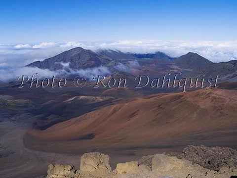 View of Haleakala Crater, Maui, Hawaii - Hawaiipictures.com