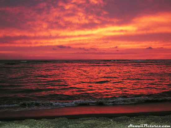 Kauai Sunset Picture - Hawaiipictures.com