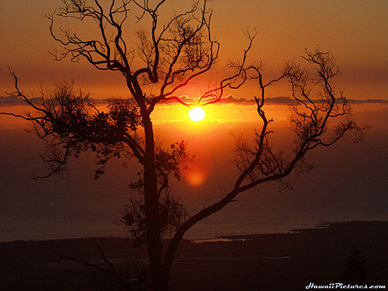 Kaloko Sunset Picture - Hawaiipictures.com