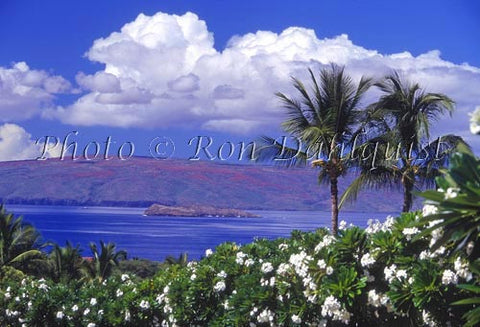 View of Molokini and Kahoolawe as seen from Wailea, Maui, Hawaii - Hawaiipictures.com
