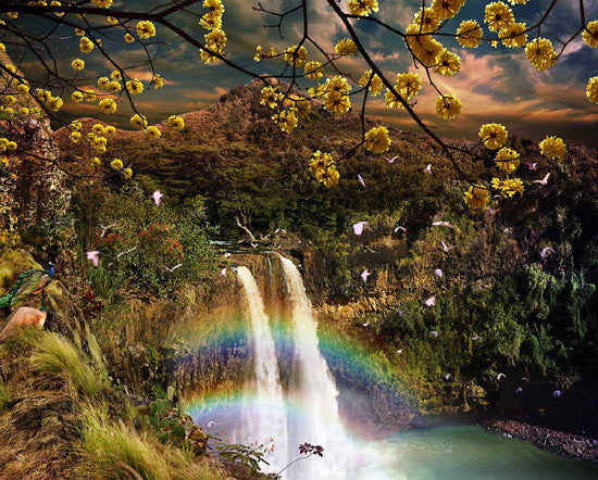 Fantasy Wailua Waterfall Picture - Hawaiipictures.com