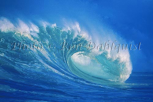 Breaking wave, Waimea, Oahu, Hawaii Picture - Hawaiipictures.com