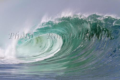 Close-up of wave breaking on the north shore of Oahu, Hawaii Photo Stock Photo - Hawaiipictures.com